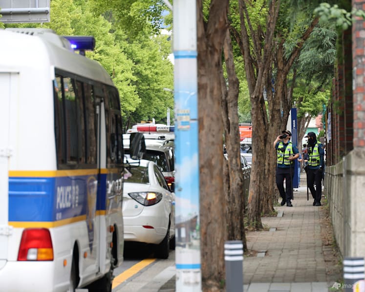 Police detain a suspect in South Korea's second stabbing attack in 2 days