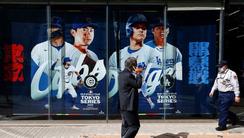 Baseball-Ohtani, Dodgers battle jet lag before opener with Cubs in Tokyo