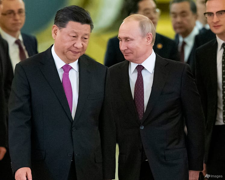 Commentary: Warming Russia-China relations shift balance at time of US vulnerability