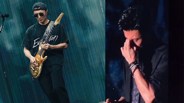 谢贤离世后首开唱！谢霆锋演唱会哭了，低头拭泪画面曝光