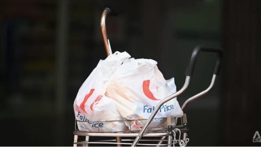 Bayaran bagi beg plastik di kebanyakan pasar raya SG bermula 3 Julai