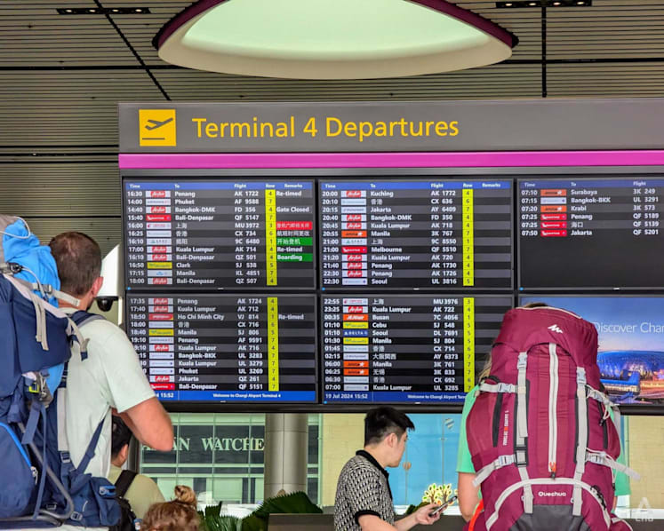 More than 100 flights at Changi Airport were delayed due to CrowdStrike IT outage in July