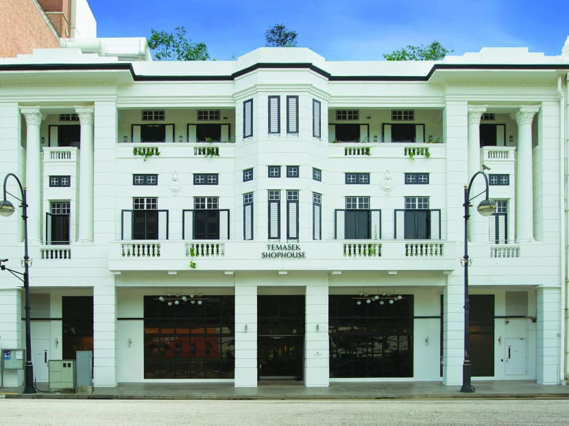 Temasek Shophouse, near Dhoby Ghaut MRT station, is a new home for Temasek Holdings' philanthropic arms, as well as to partners with enterprises aimed at social impact and sustainability.