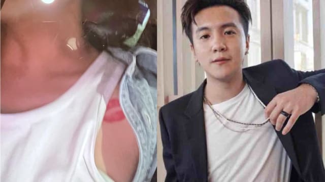 【独家】方威捷撩妹手段曝光 跑两条街帮买泡泡茶 肩膀纹红唇