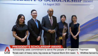 Three President's Scholars hope to make significant contributions to Singapore