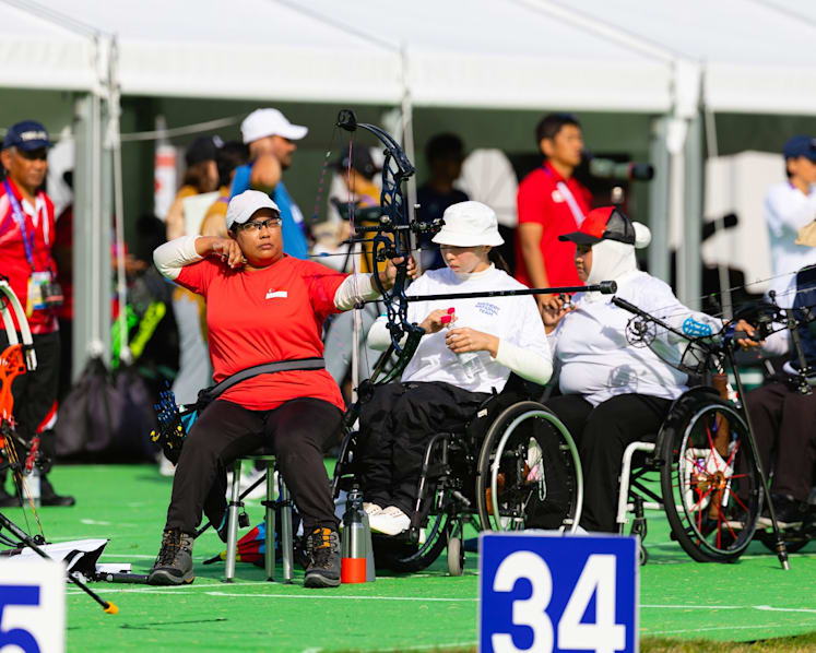 Singapore’s Nur Syahidah Alim clinches archery silver at Asian Para Games