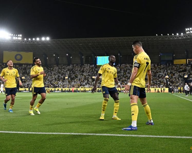 Ronaldo scores twice on return as Al Nassr thumps Al Najma