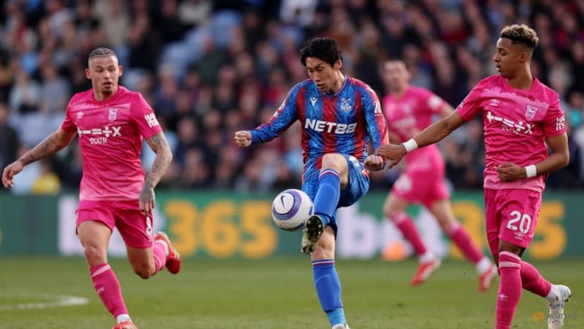 Sarr shoots Crystal Palace to 1-0 win over struggling Ipswich