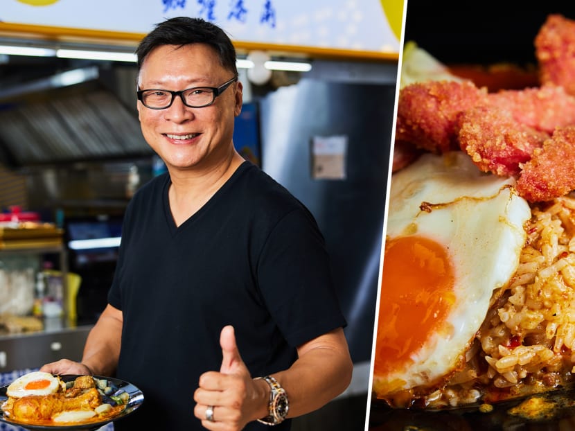 Satisfying, Sloppy Hainanese Curry Rice With Chicken Collagen Gravy & Mala Curry Sauce