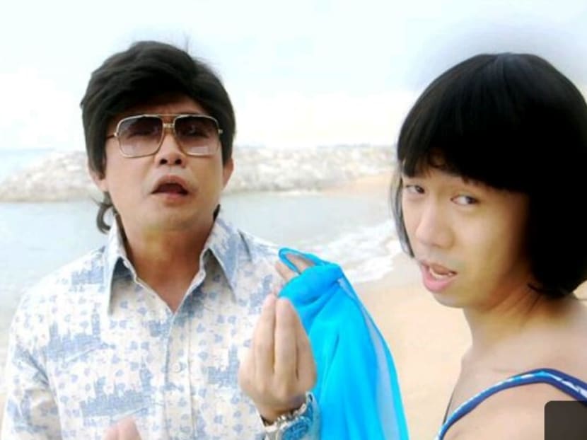 Chen Tianwen and Alaric Tay in Spouse For House Season 2. Photo: Channel 5