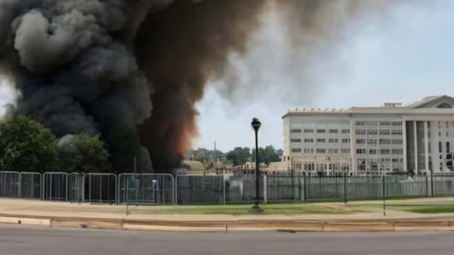 美国五角大楼爆炸假照在网上流传 导致美股下滑十分钟