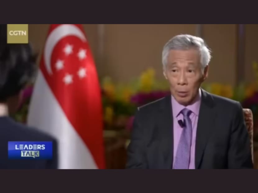 A screengrab from a deepfake video of Prime Minister Lee Hsien Loong promoting an investment scam.