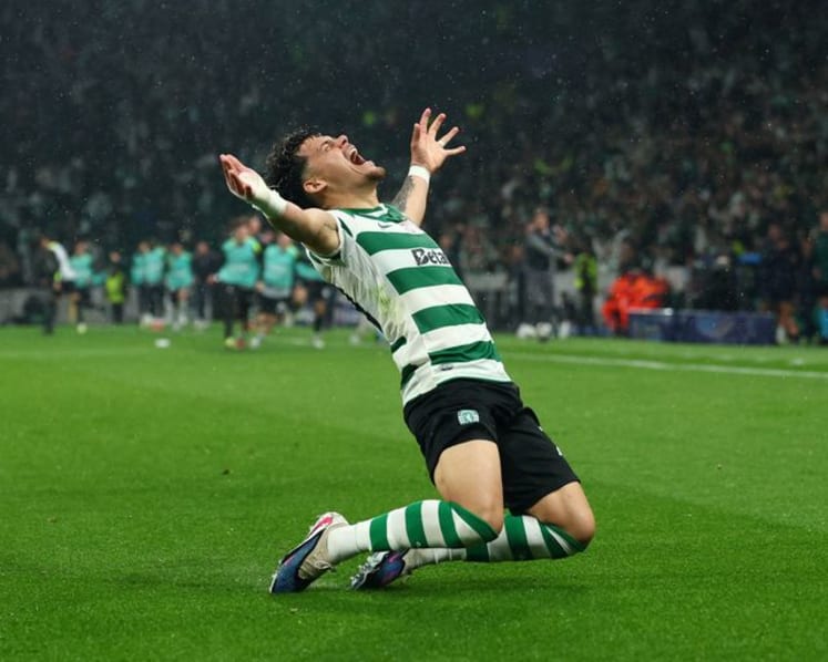 Five-star Sporting stage fightback to sink Bodo/Glimt and reach quarter-finals