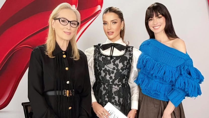 Tasya Farasya tampil stunning bertemu Meryl Streep dan Anne Hathaway, pakai outfit desainer Indonesia
