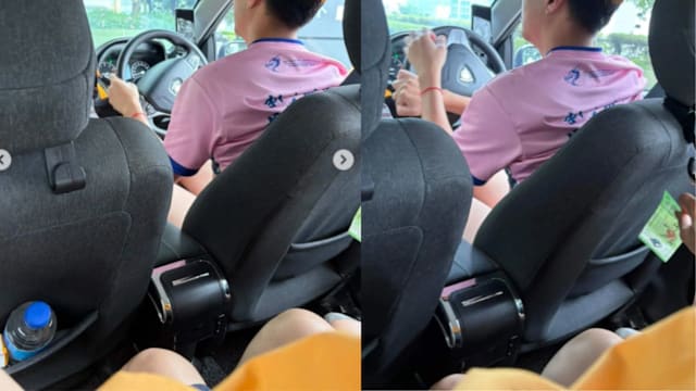 女子在新山预约私召车 司机仅穿内裤现身