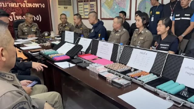 泰警捣毁曼谷赌博窝点 12人落网包括2狮城人