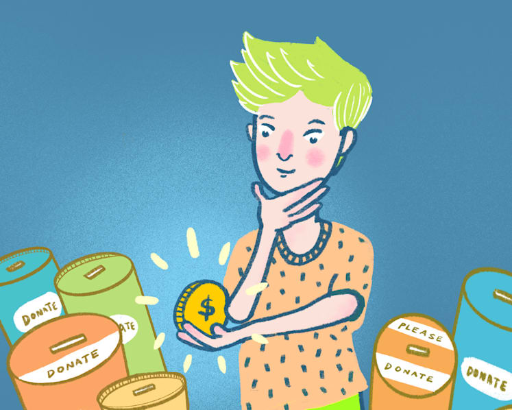Donations big or small matter. Do it right