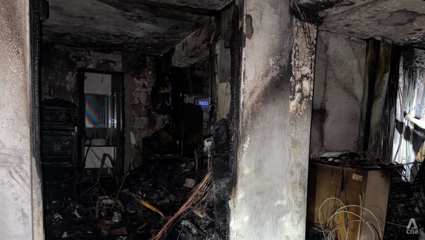 Owner of burnt Toa Payoh flat fears for future, says his three children now have 'nothing' Owner of burnt Toa Payoh flat fears for future, says his three children now have 'nothing'