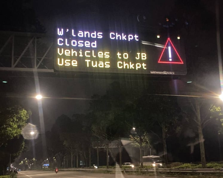 Power outage at Woodlands Checkpoint causes long queues, delays with immigration clearance