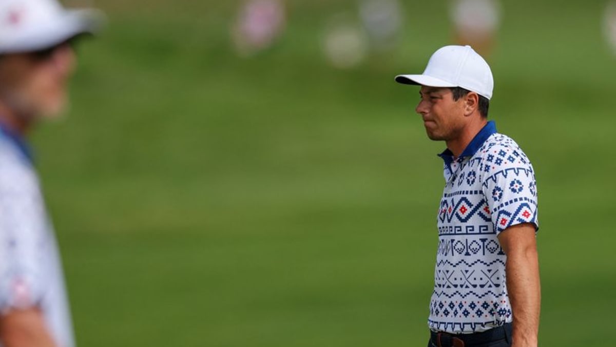 Viktor Hovland shares picture of apparent broken toe Viktor Hovland shares picture of apparent broken toe