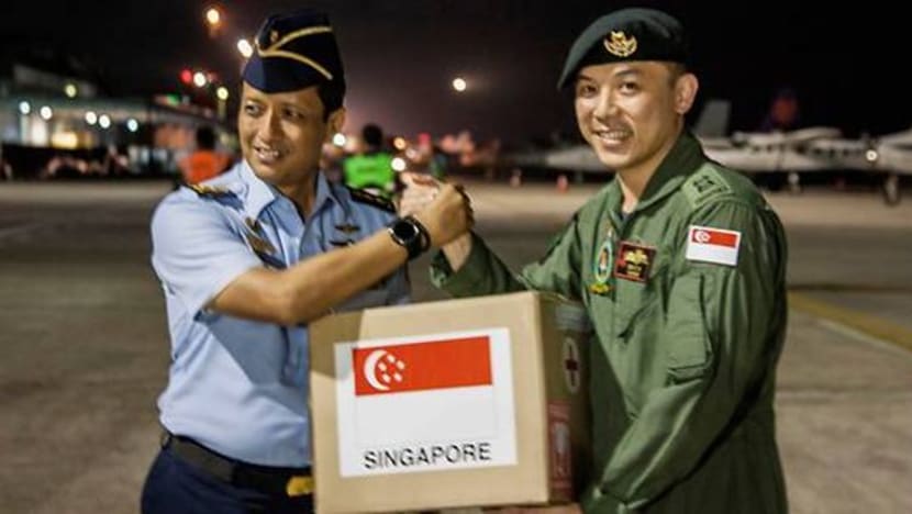 SAF hantar bekalan bantuan kemanusiaan ke Indonesia