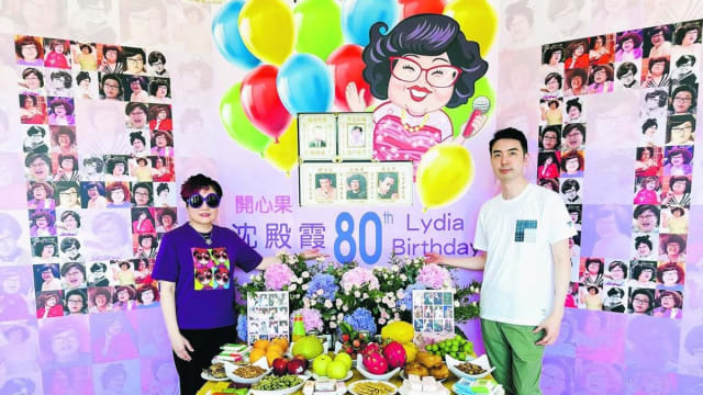 沈殿霞80岁冥诞，挚友陈淑芬前往拜祭