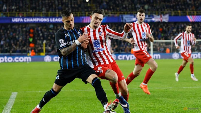 Club Brugge equalise late to force 3-3 home draw with Atletico Madrid
