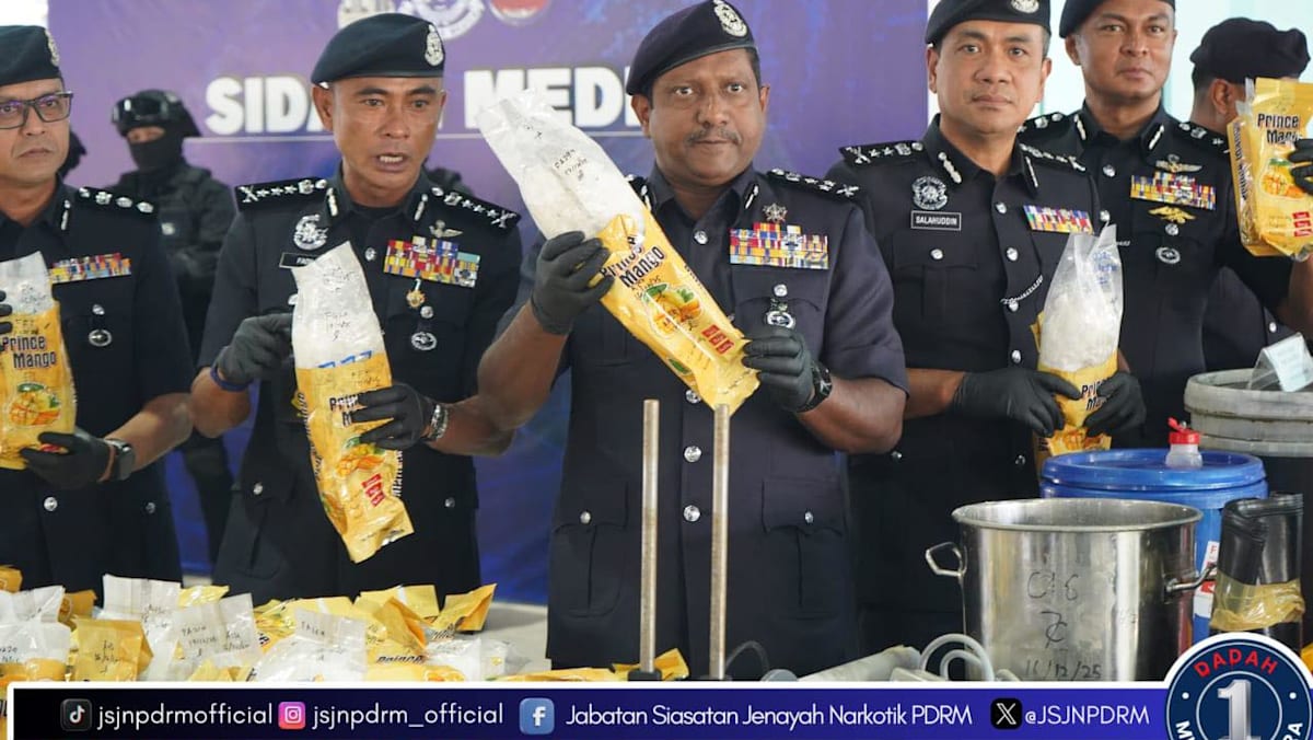 ‘One of the biggest’: Malaysian police seize over 18,000kg of drugs in international syndicate bust