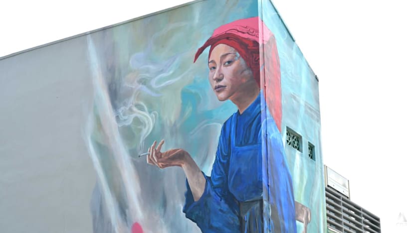 Smoking samsui woman mural to be retained in full, building owner fined for not seeking approval Smoking samsui woman mural to be retained in full, building owner fined for not seeking approval