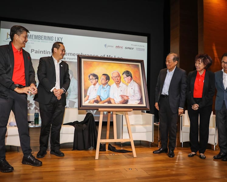 Singapore’s industrial peace built on Lee Kuan Yew’s tripartite vision, former NTUC chiefs say