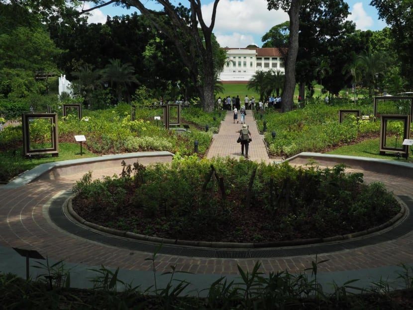 A view of Fort Canning Park.