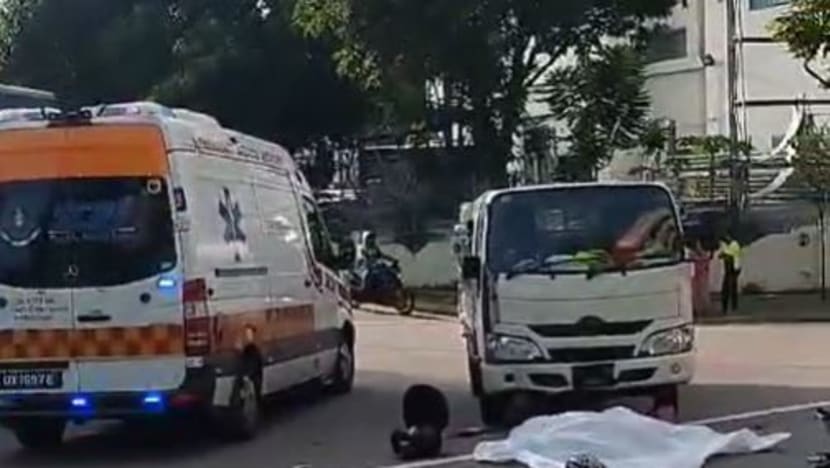 Motorcyclist, 25, killed in accident at Tuas traffic junction; lorry driver arrested
