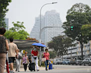Singaporeans mask up, cut back on outdoor activities as haze level hits season high