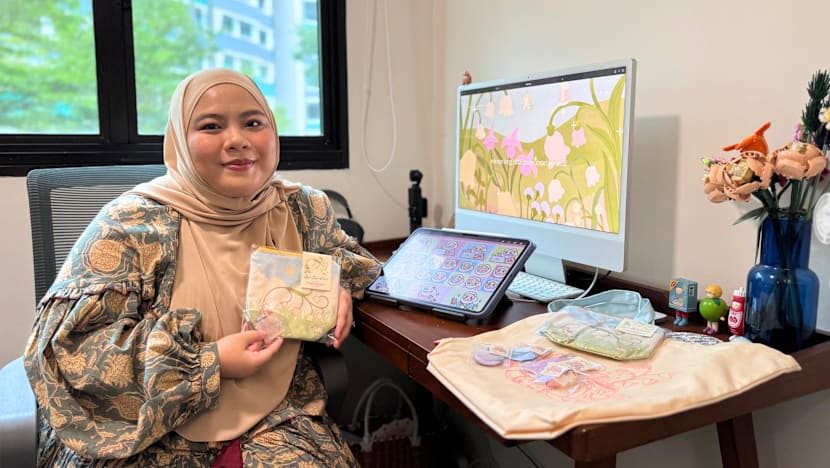 Hasil lukisan Nisa’ Tuzzakirah dalam ‘Egg & Friends’ pikat pelanggan sejauh Kanada