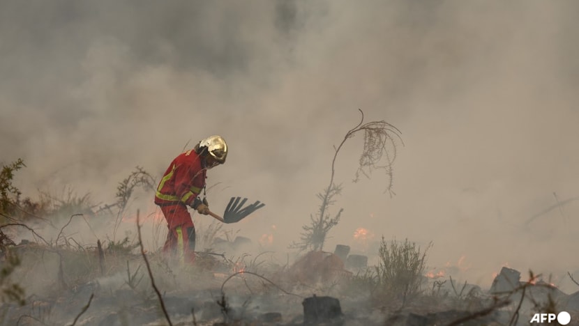 France and Spain battle wildfires as more than 250,000 people are forced to flee homes