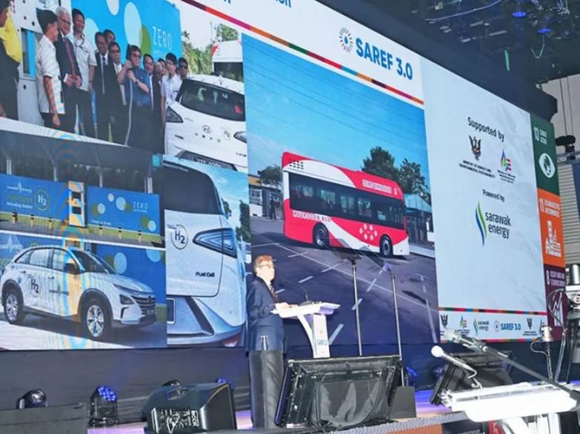 Sarawak Premier Abang Johari Openg at the Sustainability and Renewable Energy Forum 3.0 (Saref) in Kuching on Sept 6, 2023. Sarawak Premier Abang Johari Openg at the Sustainability and Renewable Energy Forum 3.0 (Saref) in Kuching on Sept 6, 2023.