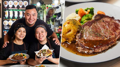 Ex-ITE Culinary Lecturers Open Hawker Stall As The ‘Char Bors’ Behind Charrbo, Serving Charcoal-Grilled Western Food