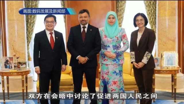 副总理王瑞杰同文莱王储比拉赫会面