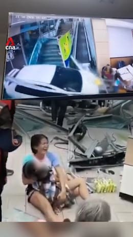 6 injured after car crashes into Bangkok mall 