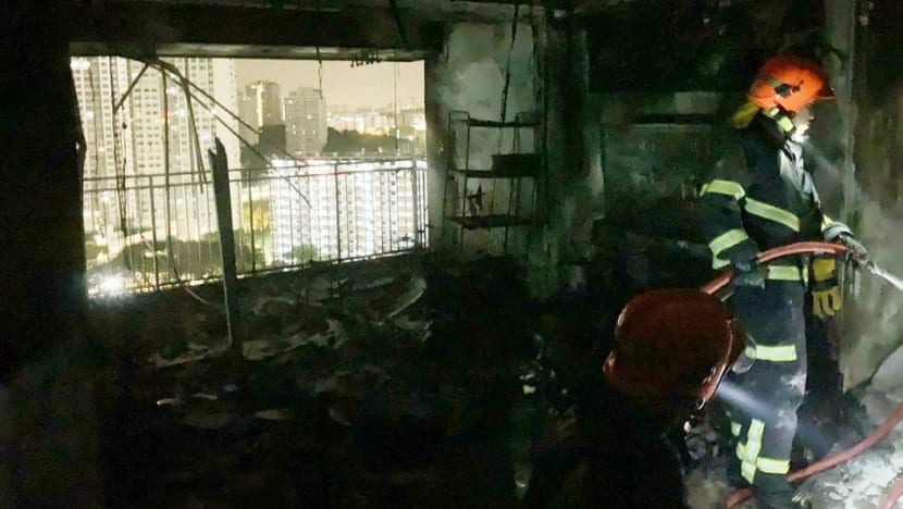 3 sent to hospital, 300 evacuated after fire breaks out at The Peak in Toa Payoh