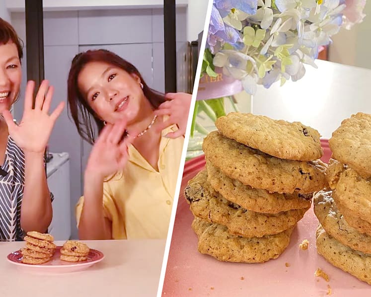 Kit Chan Made Oatmeal Cookies With "Domestic Un-Goddess" Rui En & Didn't "Trust Her To Handle Mixer"