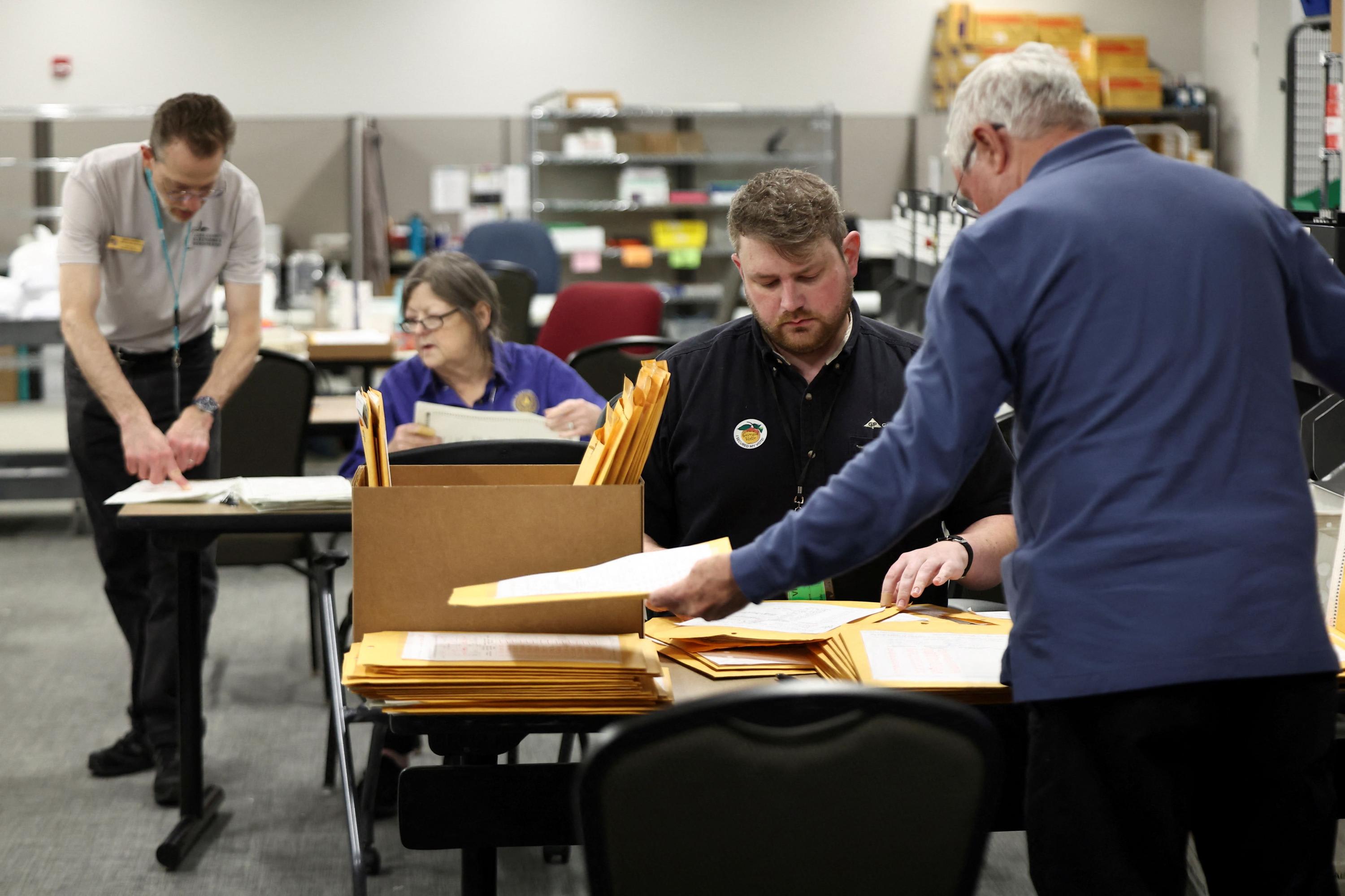 摇摆州佐治亚州已开65% 特朗普领先哈里斯逾20万票- 8world