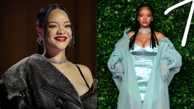 Rihanna边哺乳边拍广告　照片曝光引热议