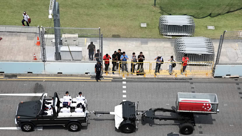 Final journey across S’pore for S R Nathan during funeral procession