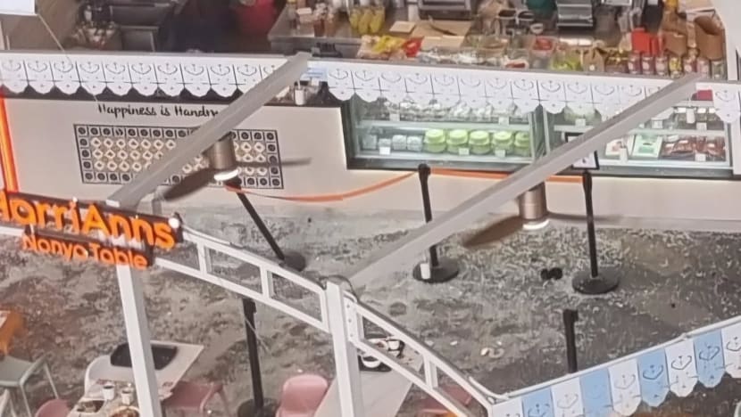 Glass panel at Star Vista mall falls, 4 people taken to hospital Glass panel at Star Vista mall falls, 4 people taken to hospital