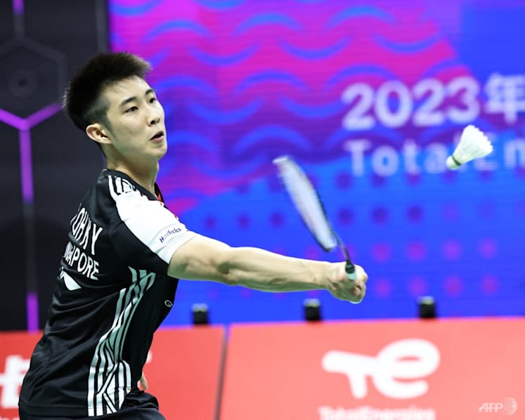 Singapore's Loh Kean Yew loses to Denmark's Anders Antonsen in Korea Open final