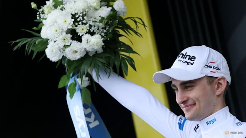 French teenager Seixas grabs white jersey as Tour podium dream gathers pace