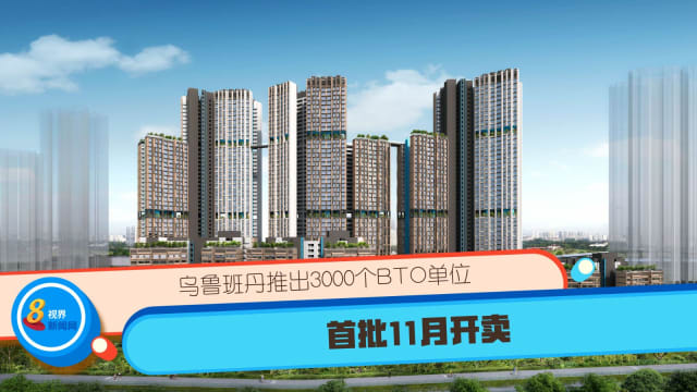 乌鲁班丹推出3000个BTO单位 首批11月开卖 