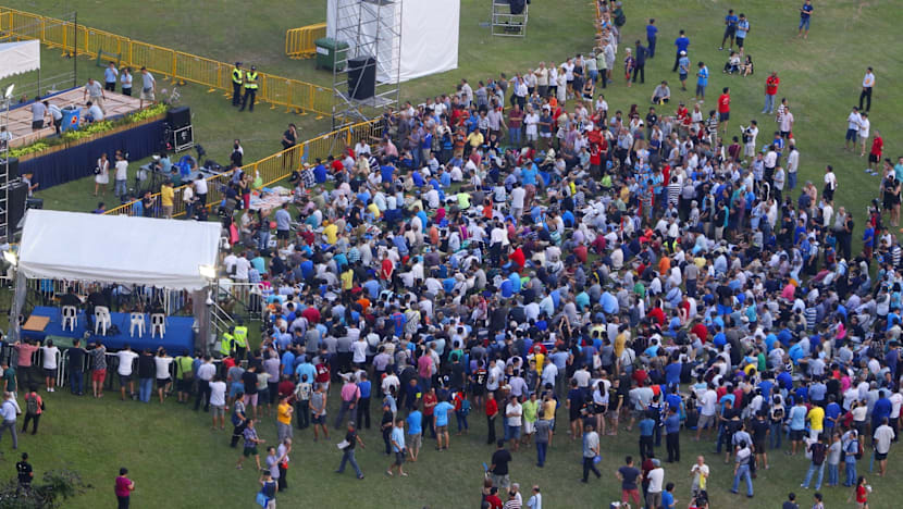 WP holds its first GE2015 rally