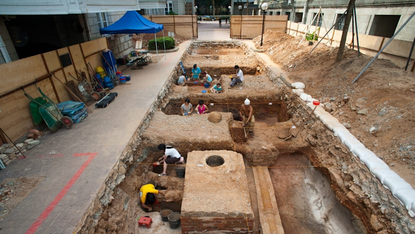 Unique historical artefacts recovered at National Gallery site